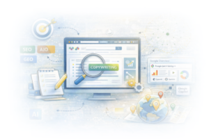 SEO / AIO / GEO / Copywriting – widoczność w wyszukiwarkach i systemach AI